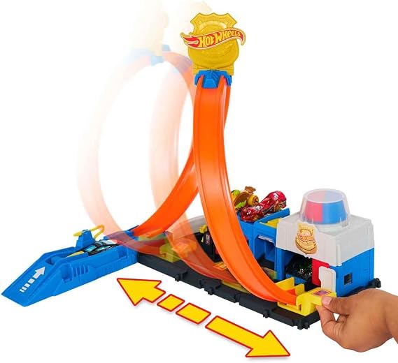 Hot Wheels City Pista Super Delegacia de
