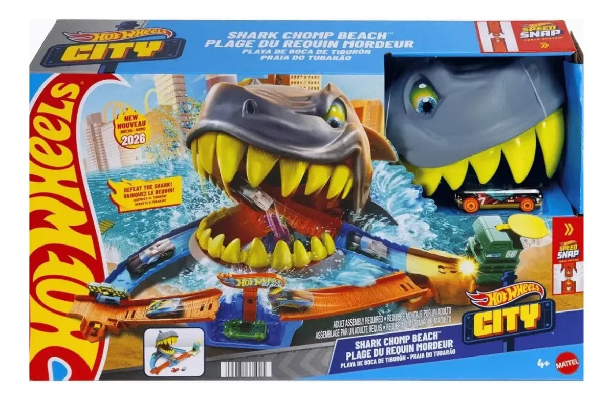 Hot Wheels City Pista Praia do Tubarao