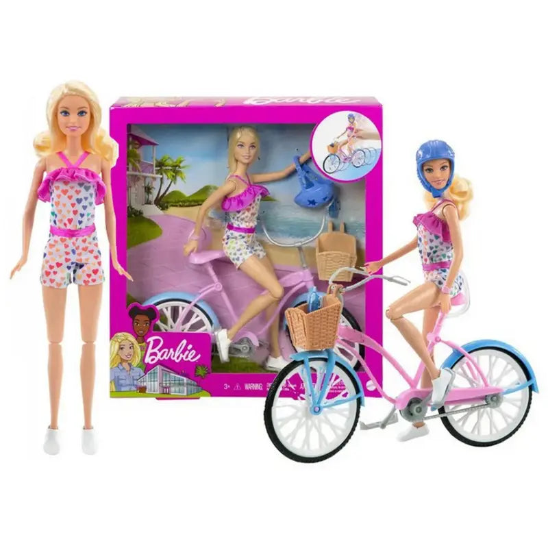 Barbie Bicicleta com Boneca
