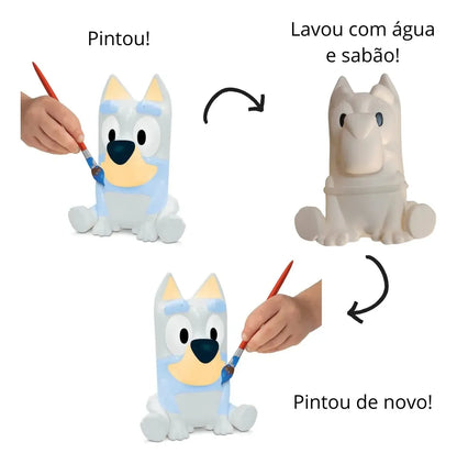 Arts Kit Pintura Bluey e Bingo
