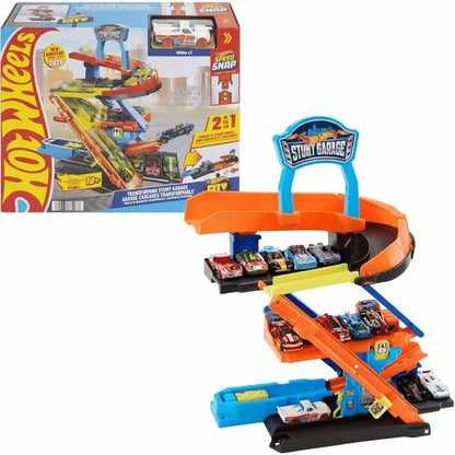 Hot Wheels City Pista Garagem de Acrobacias