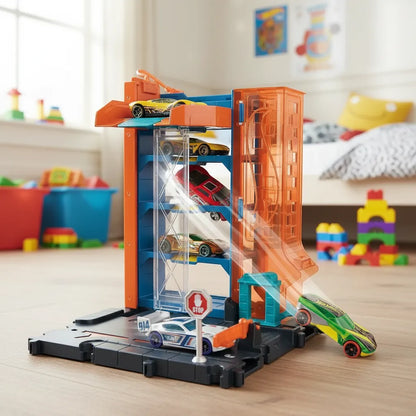 Hot Wheels City Estacionamento No Centro da Cidade