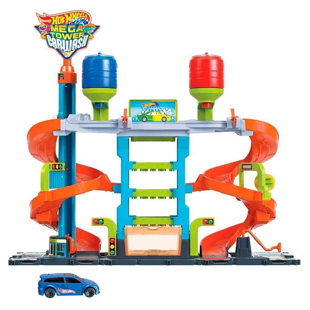 Hdp05 Hot Wheels City Lava Rapido Mega Torre