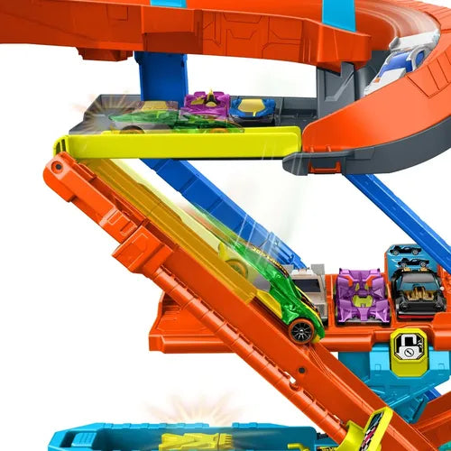 Hot Wheels City Pista Garagem de Acrobacias