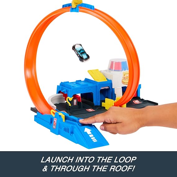 Hot Wheels City Pista Super Delegacia de