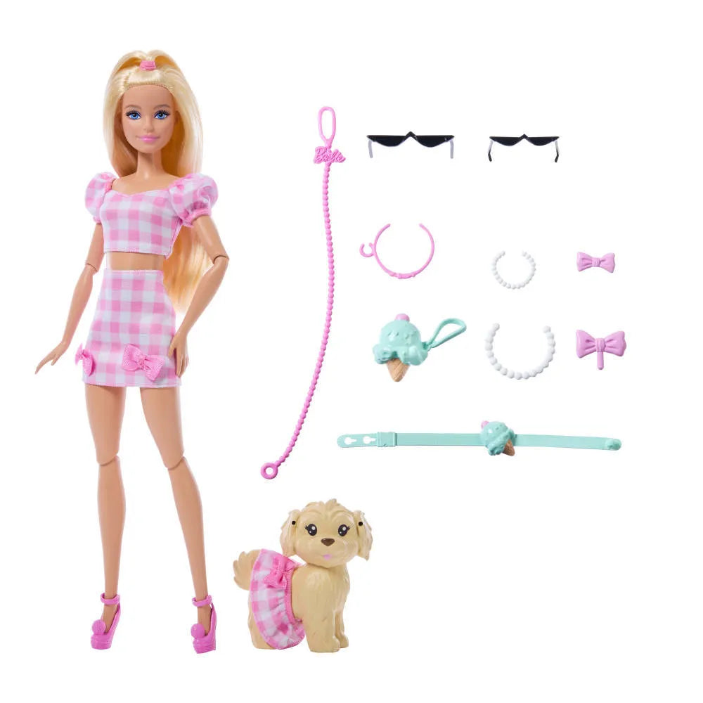 Barbie Looks Iguais Malibu e Cachorrinho