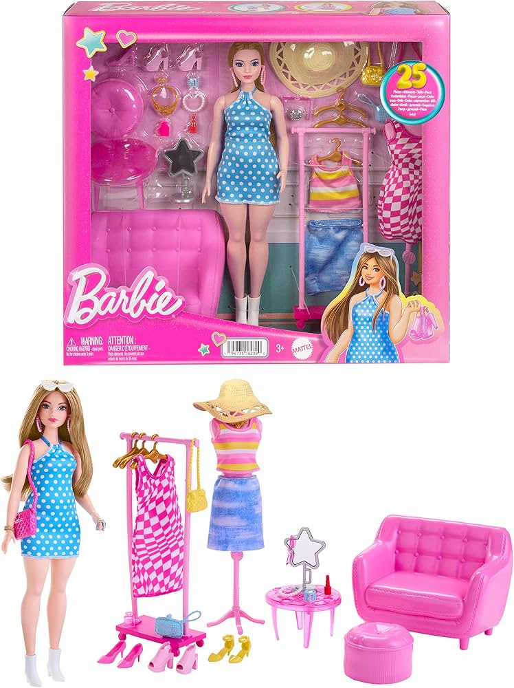 Barbie Filme Conjunto Estilista e Armario