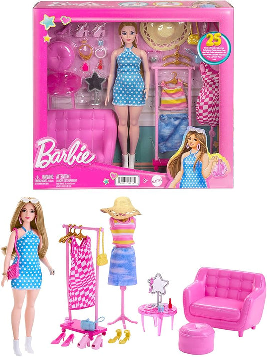 Barbie Filme Conjunto Estilista e Armario