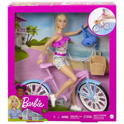 Barbie Bicicleta com Boneca