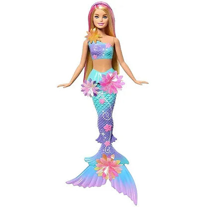 Barbie Fantasy Sereia Flores Magicas Loira Unidade