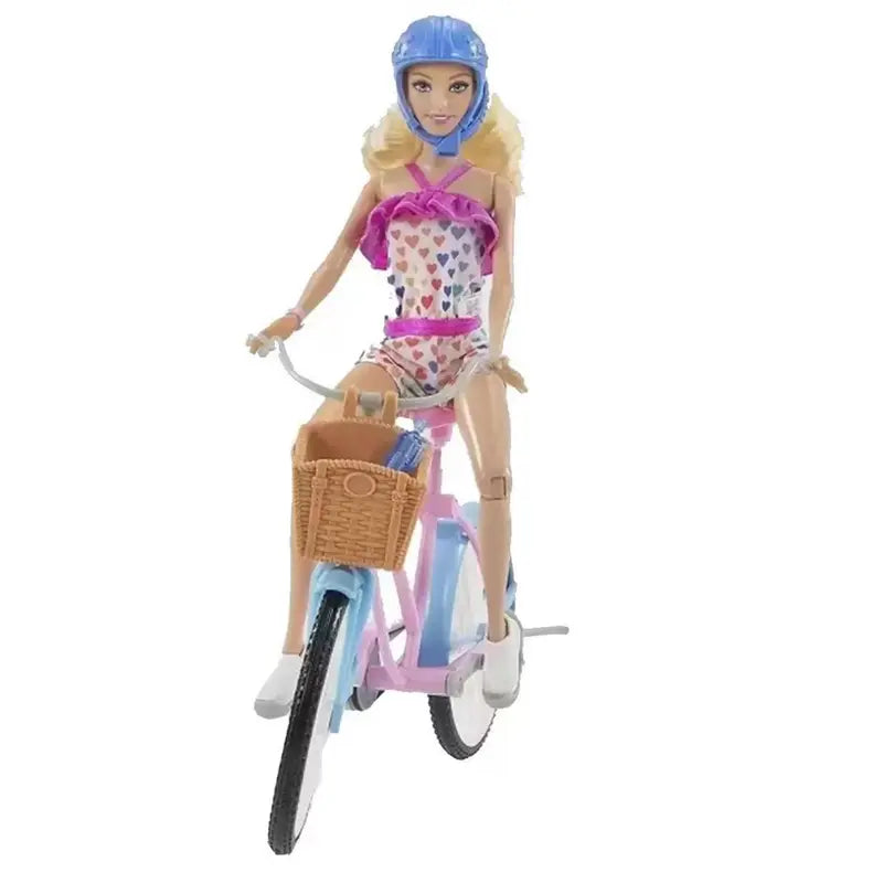 Barbie Bicicleta com Boneca
