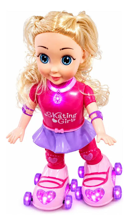 Boneca Patinadora Diversas Cores