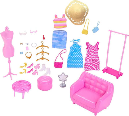 Barbie Filme Conjunto Estilista e Armario